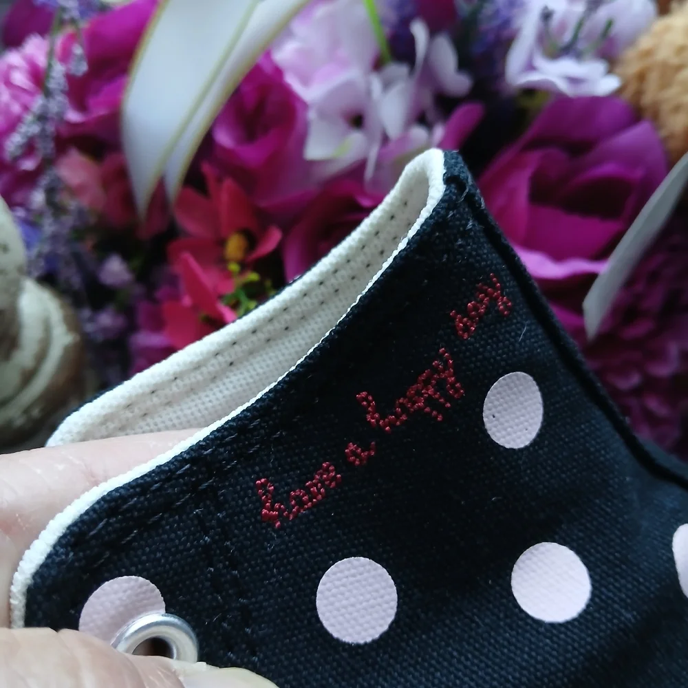 Sold CTAS Lift Hi Polk-A-Dot Platform/Lifestyle Shoes Size 7.5 for Women - Picture 5 of 11